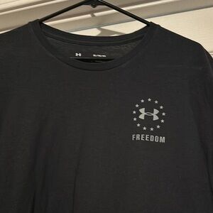 Under Armour Men's Black Freedom T-Shirt